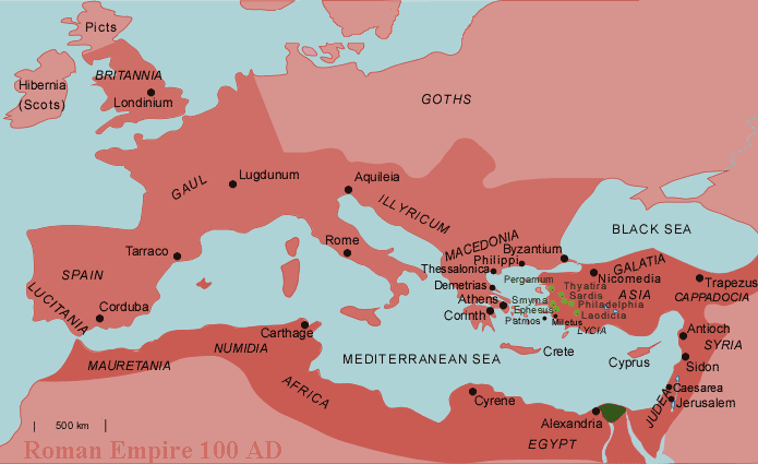 Map of Ancient Rome