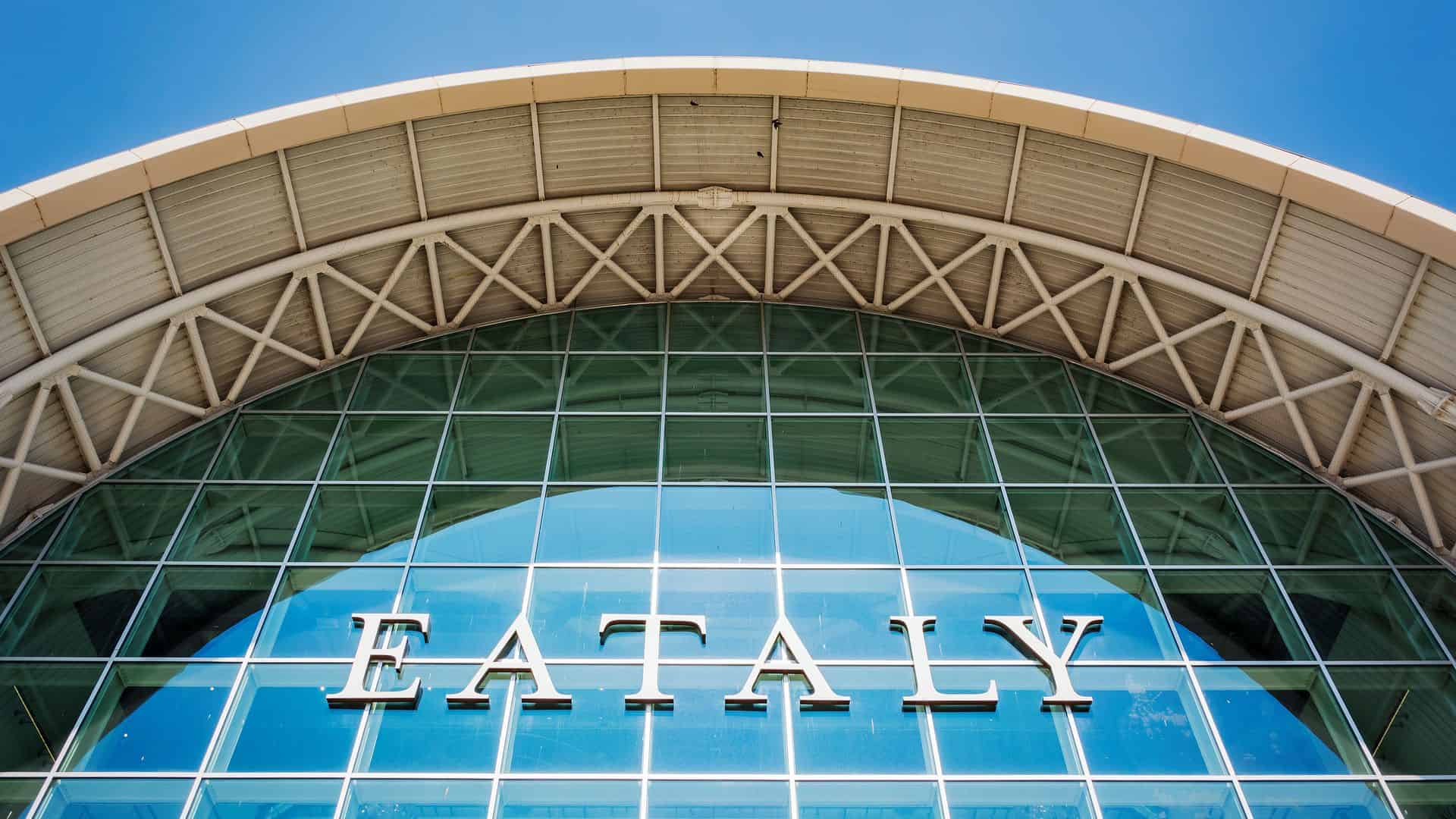 Eataly Rome seen from the exterior facade.