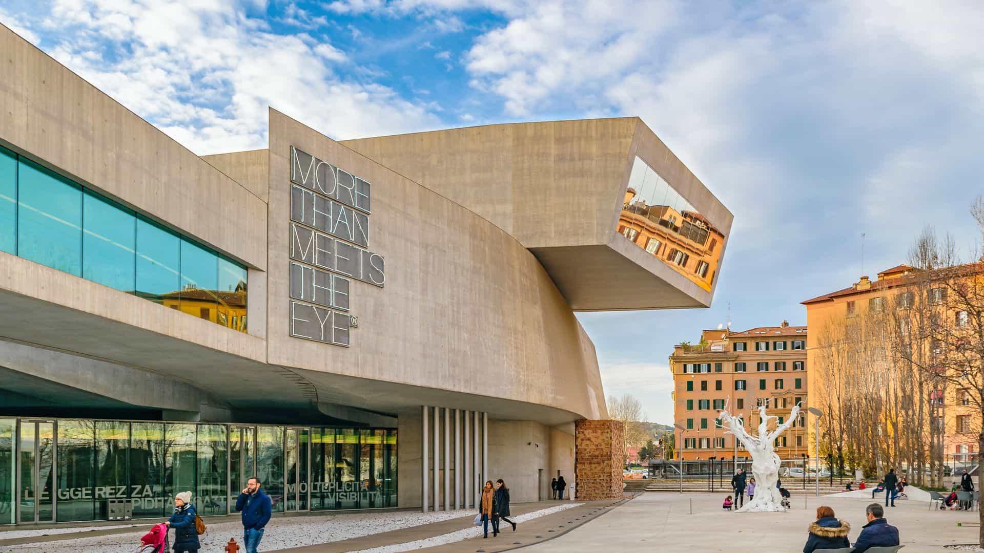 The MAXXI Museum exterior.