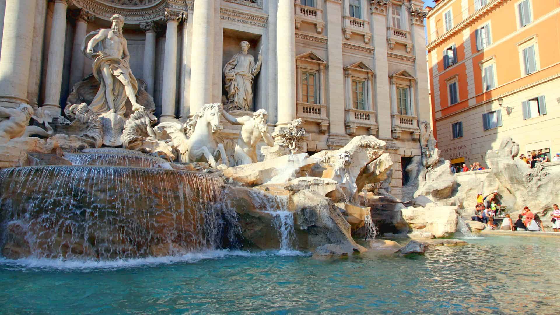 The Trevi Fountain in Rome