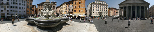 Panoramic views of Rome